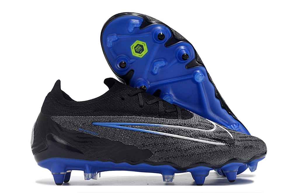 NIKE PHANTOM GX ELITE SG FOOTBALL BOOT - BLACK/BLUE