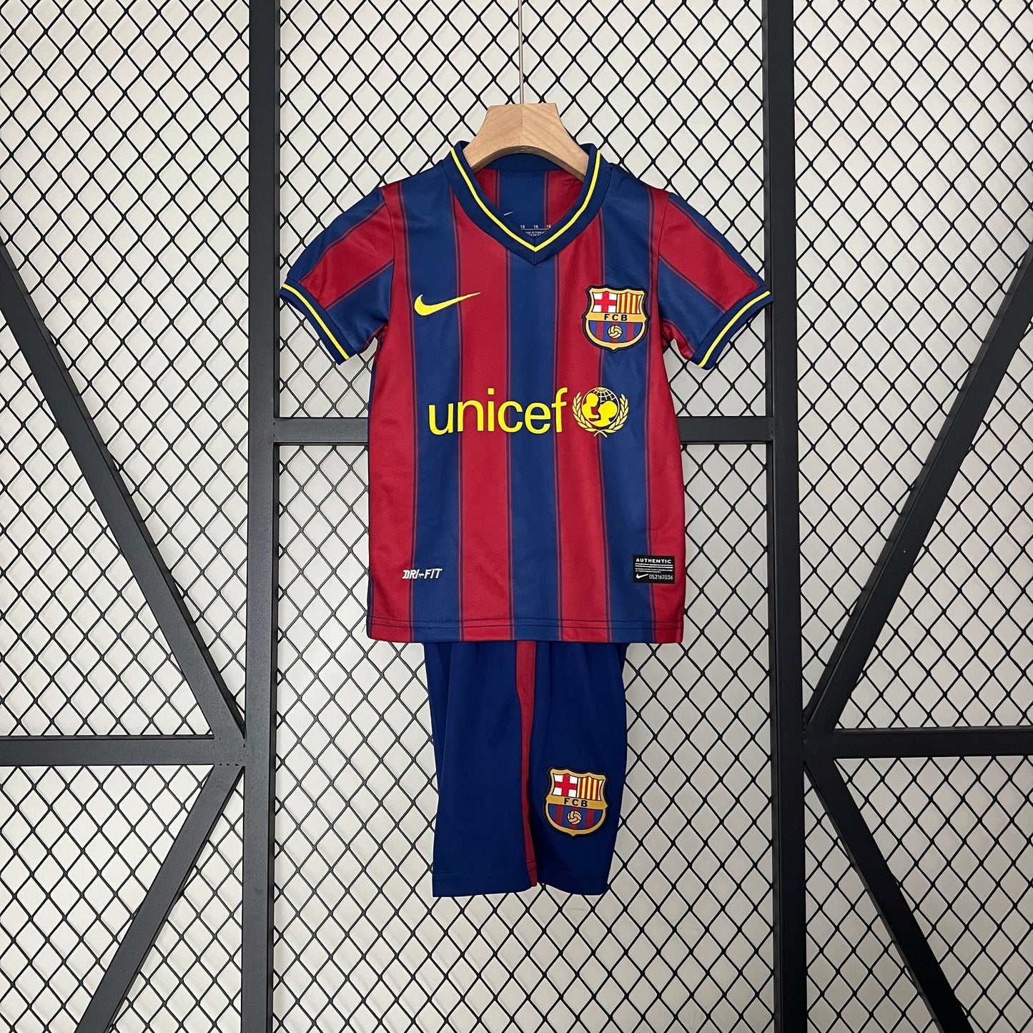 BLAUGRANA I 09/10 CONJUNTO INFANTIL (RETRO)