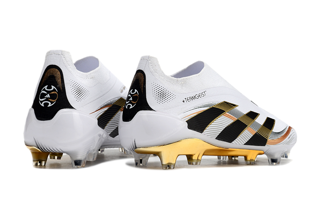 Adidas Predator Tongue FG Elite Football Boot - White/Gold