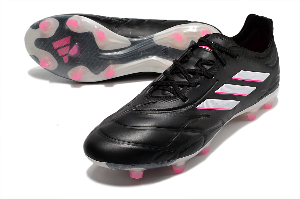 ADIDAS COPA PUREFIRM GROUND BOOTS BLACK AND WHITE ELITE FG FOOTBALL BOOT
