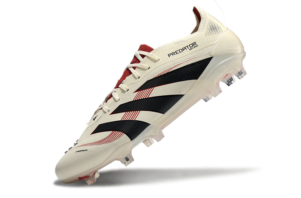 Adidas Predator Tongue FG Elite Football Boot - White/Black
