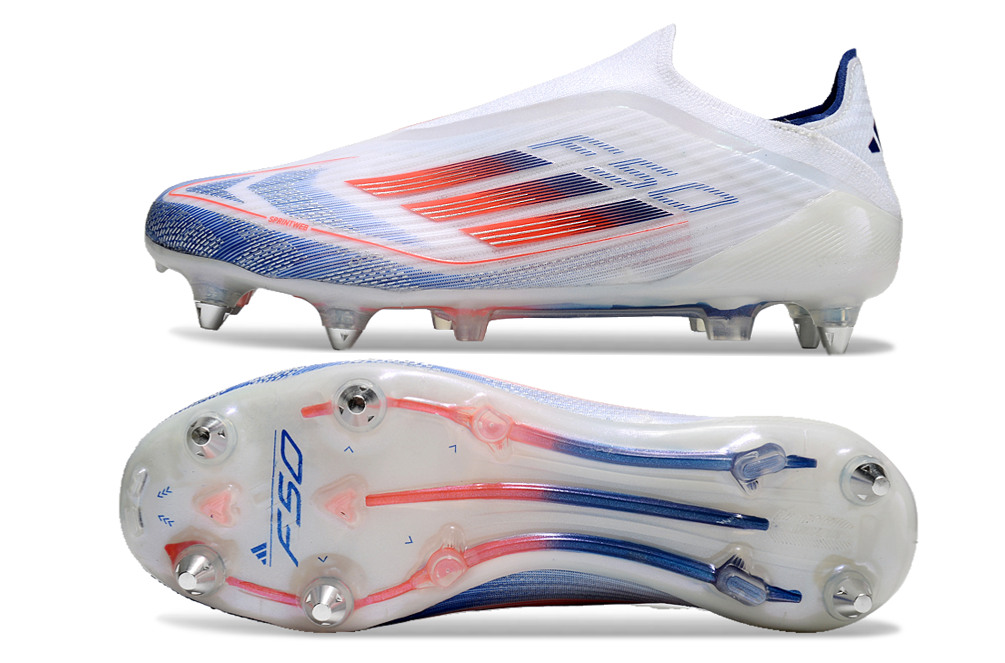 Adidas F50 SG Elite LL Football Boot - White/Blue
