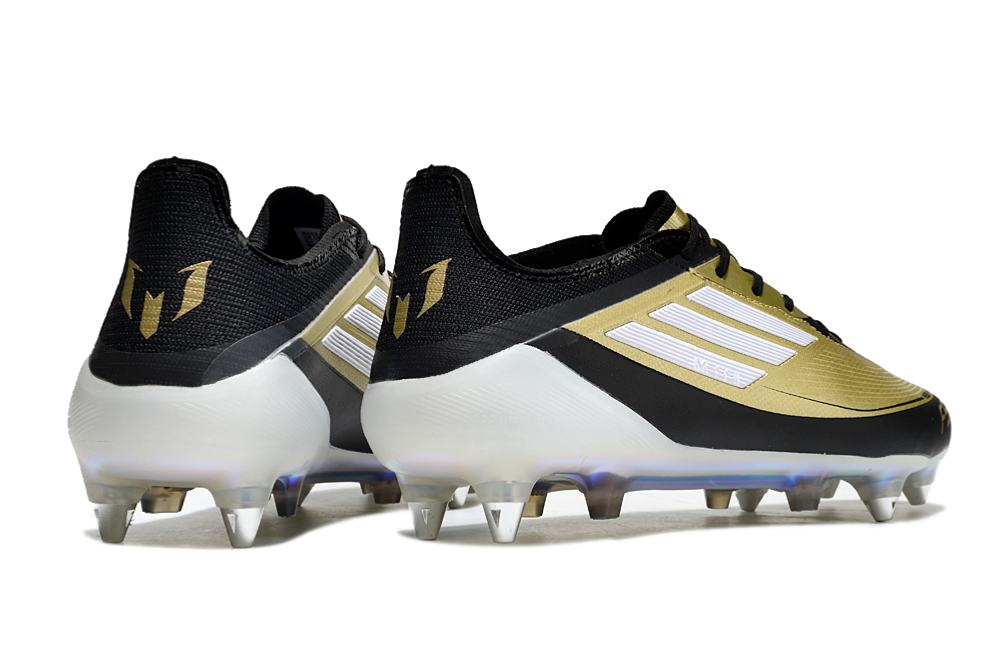 Adidas F50 SG Elite Football Boot - Gold - Messi Edition