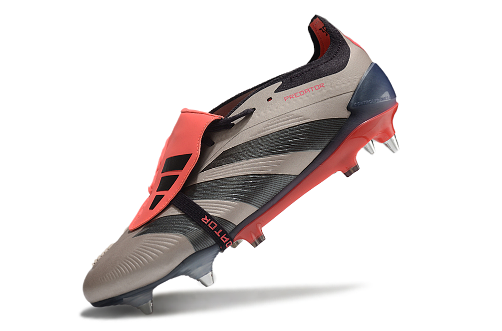 ADIDAS PREDATOR TONGUE SG ELITE FOOTBALL BOOT - CINZA