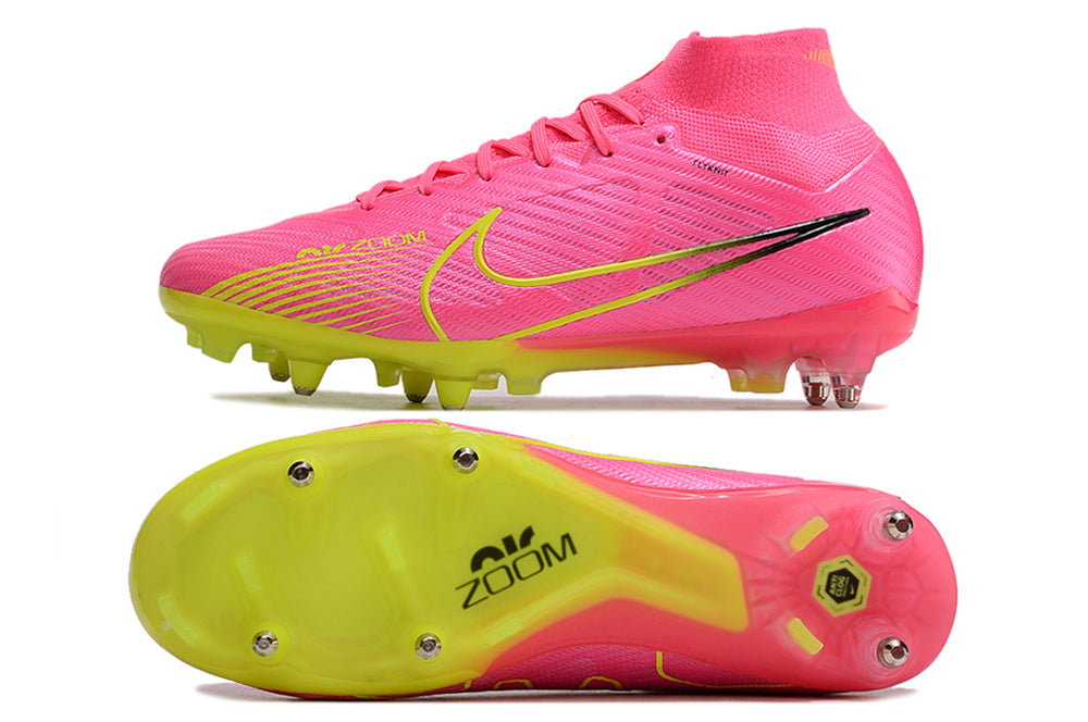 NIKE MERCURIAL AIR ZOOM SG ELITE FOOTBALL BOOT - PINK