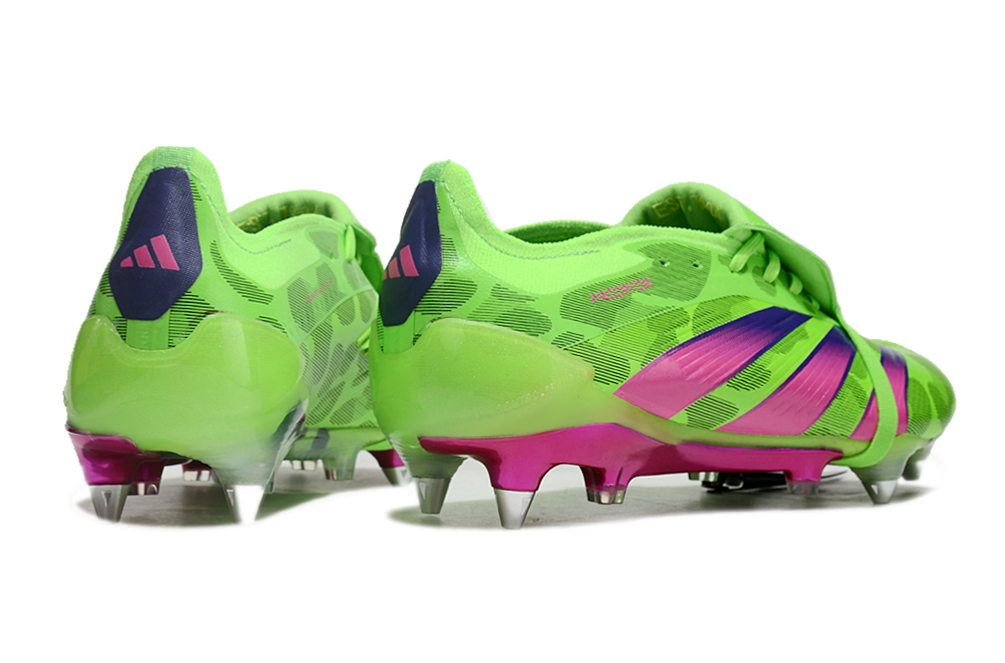 Adidas Predator Tongue SG Elite Football Boot - Green/Pink