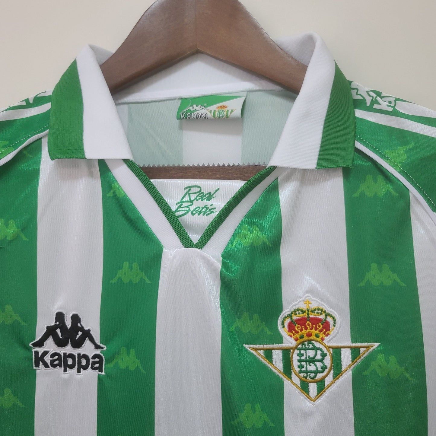 VERDIBLANCOS I 95/97 HOMBRE (RETRO) MANGA LARGA