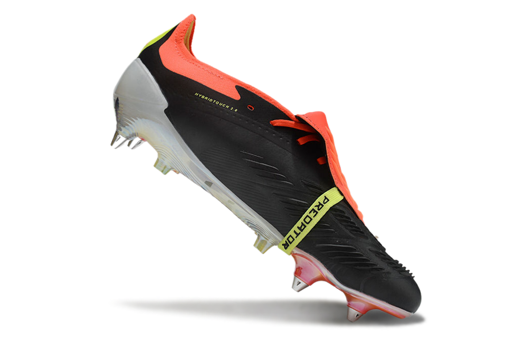 Adidas Predator Tongue SG Elite Football Boot - Black/Orange