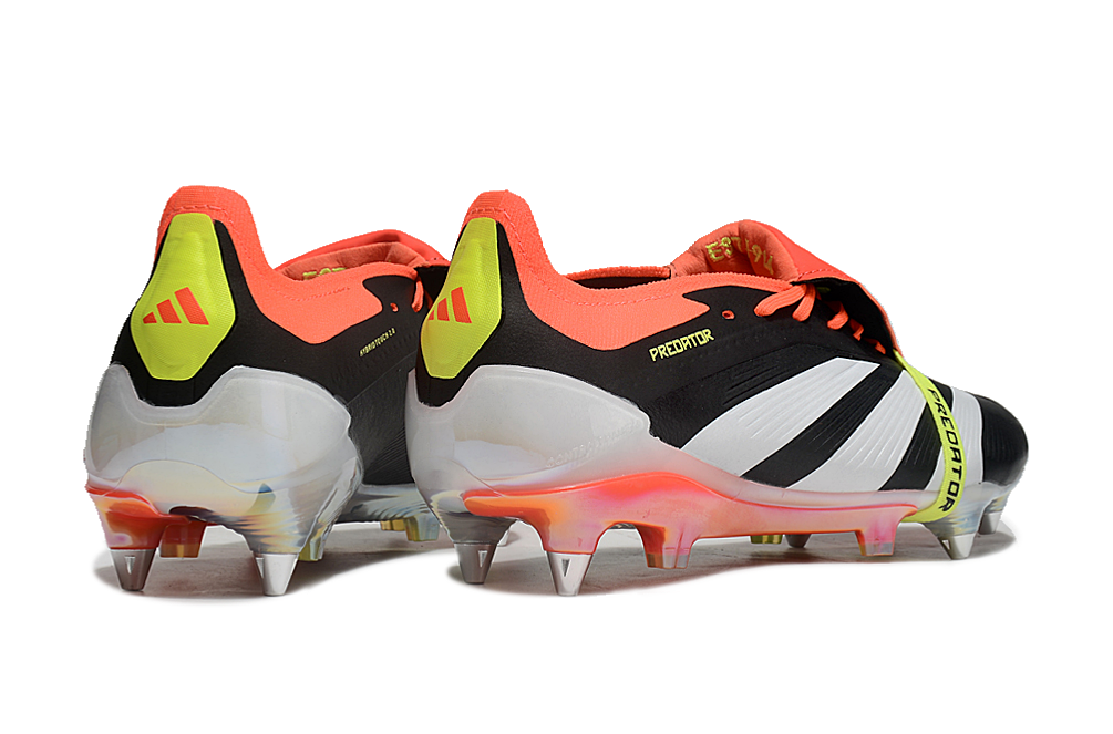 Adidas Predator Tongue SG Elite Football Boot - Black/Orange