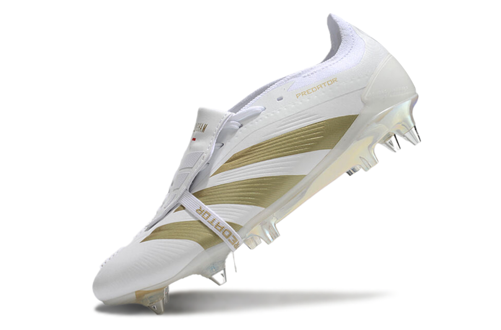 Adidas Predator Tongue SG Elite Football Boot - White/Gold