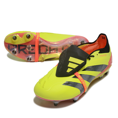Adidas Predator Tongue SG Elite Football Boot - Yellow/Black