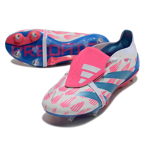 Adidas Predator Tongue SG Elite Football Boot - Blue/Pink