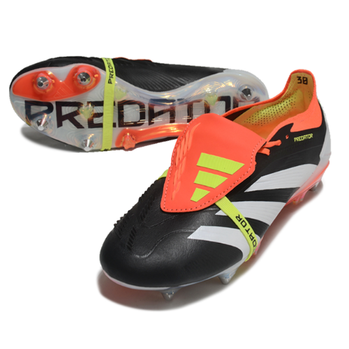 Adidas Predator Tongue SG Elite Football Boot - Black/Orange