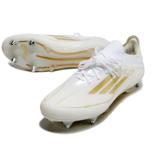 Adidas F50 SG Elite Football Boot - White/Gold