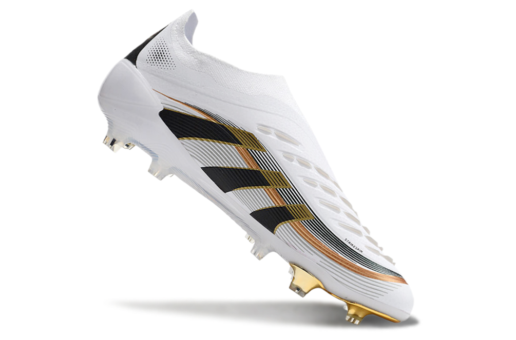 Adidas Predator Tongue FG Elite Football Boot - White/Gold