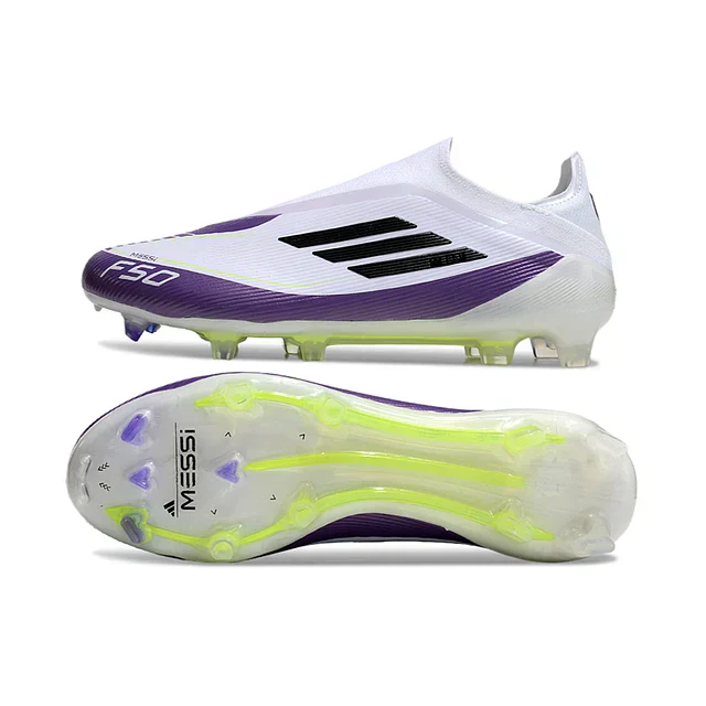 ADIDAS F50 ELITE FG SOCCER BOOT - WHITE/PURPLE