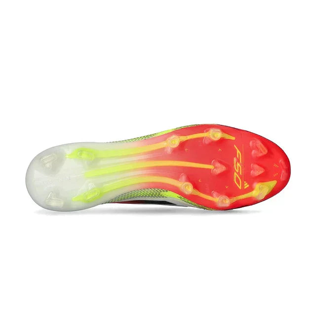 ADIDAS F50 FG ELITE SOCCER BOOT - WHITE/ORANGE