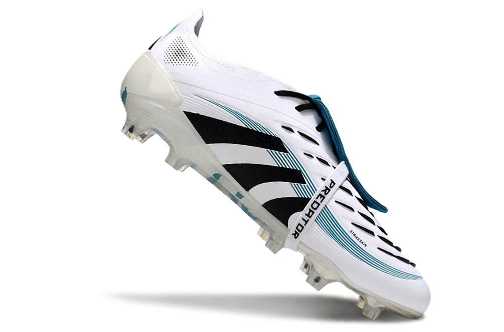 Adidas Predator Tongue FG Elite Football Boot - White/Blue