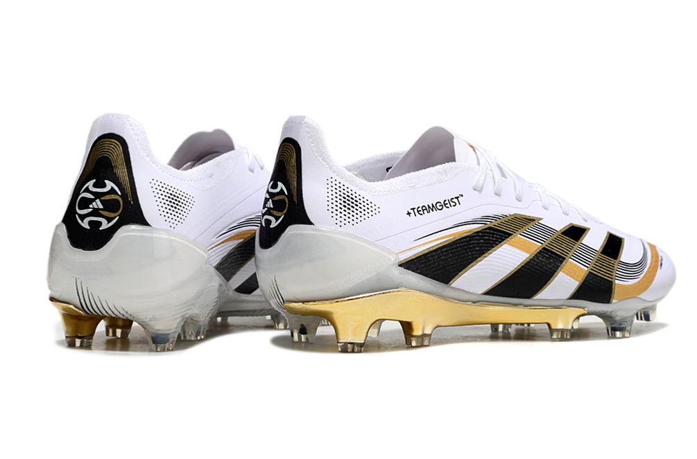 Adidas Predator Tongue FG Elite Football Boot - White/Gold