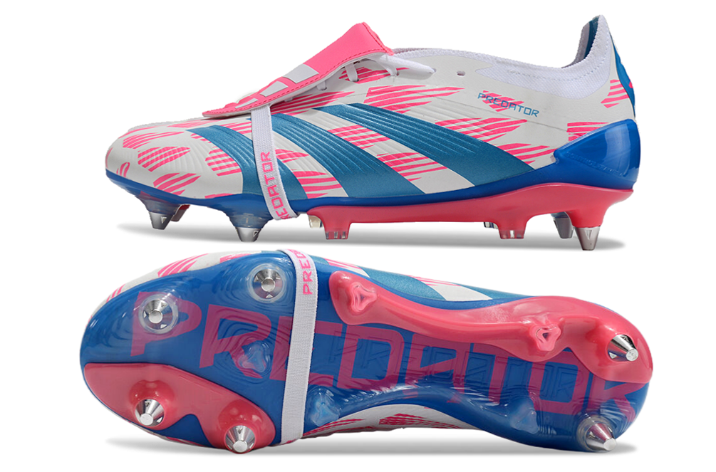 Adidas Predator Tongue SG Elite Football Boot - Blue/Pink