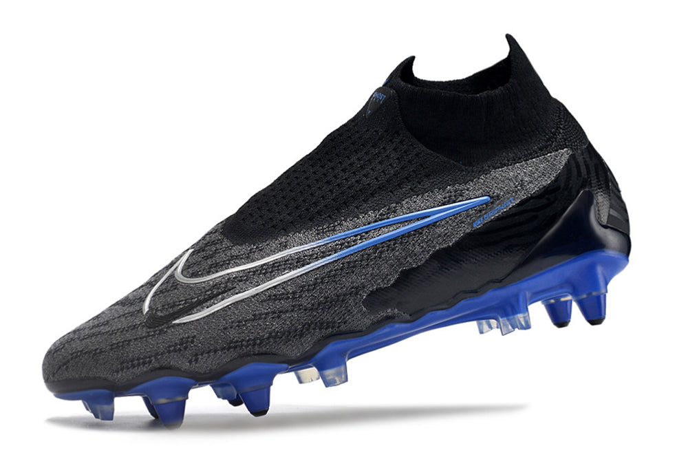 NIKE PHANTOM GX ELITE SG FOOTBALL BOOT - BLACK/BLUE