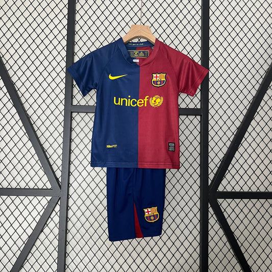BLAUGRANA I 08/09 CONJUNTO INFANTIL (RETRO)