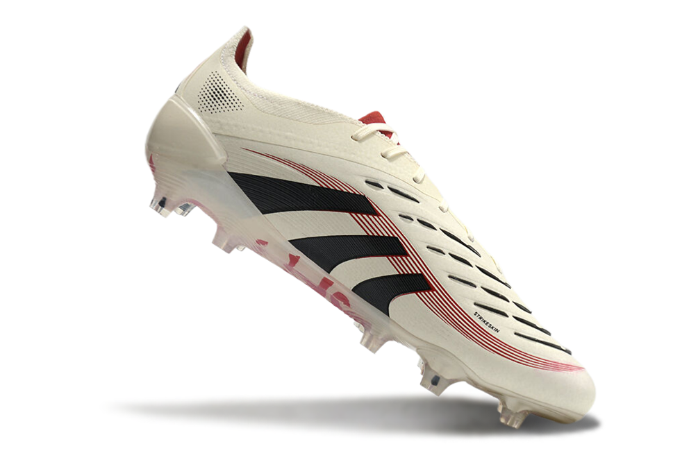 Adidas Predator Tongue FG Elite Football Boot - White/Black 