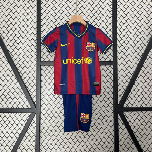 BLAUGRANA I 09/10 CONJUNTO INFANTIL (RETRO)