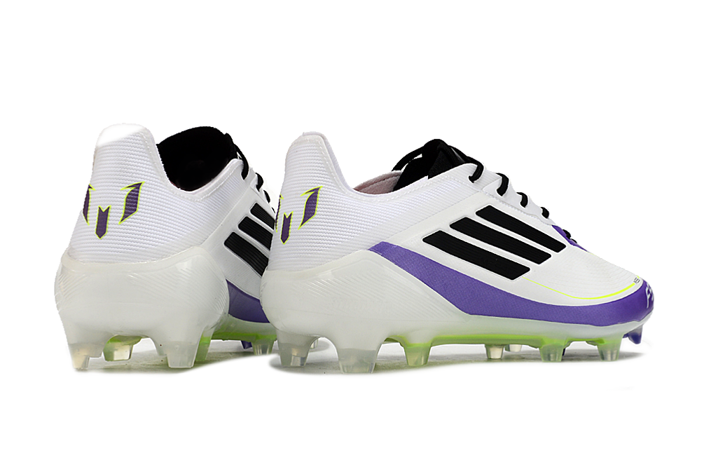 Adidas F50 Elite FG Football Boot - White/Blue - Messi 