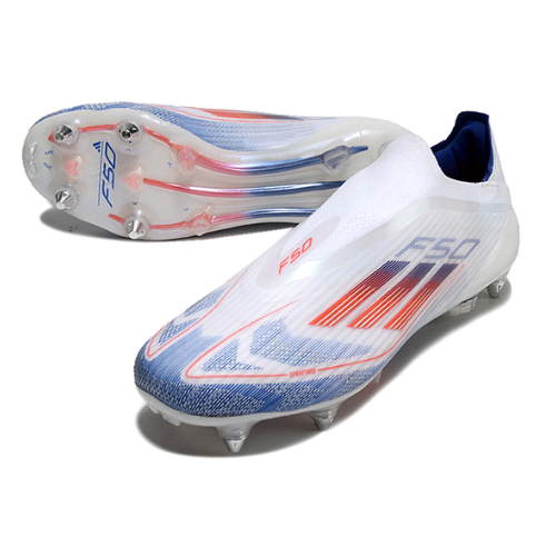 Adidas F50 SG Elite LL Football Boot - White/Blue 