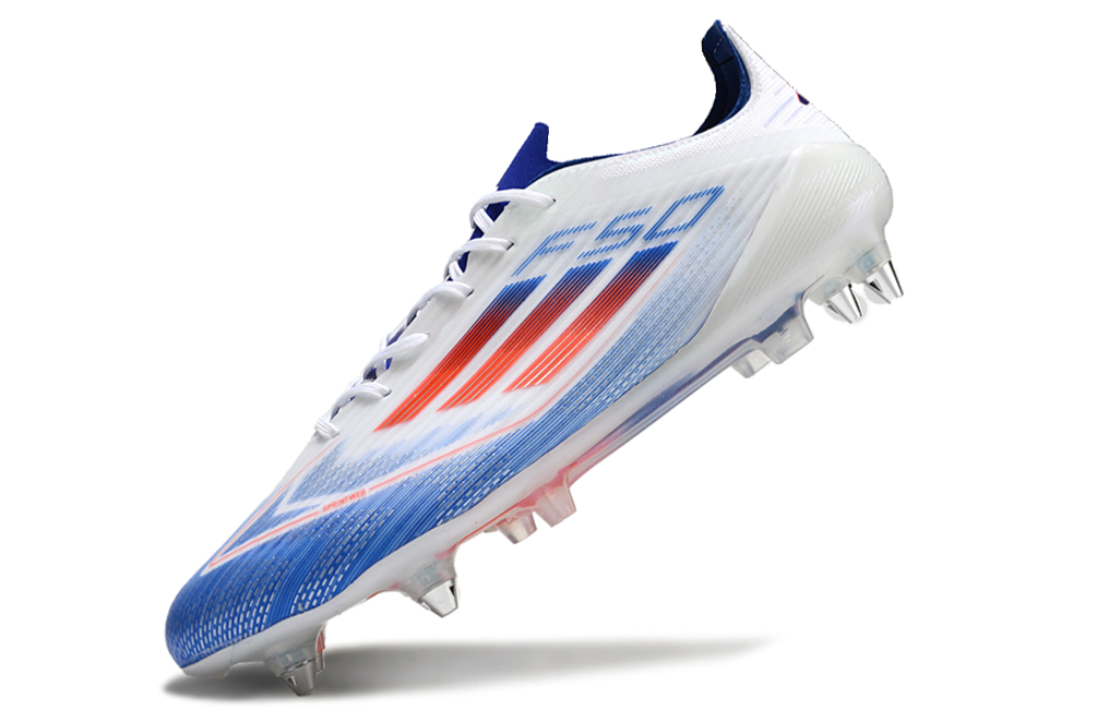 Adidas F50 SG Elite LL Football Boot - White/Blue 