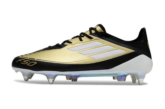 Adidas F50 SG Elite Football Boot - Gold - Messi Edition 