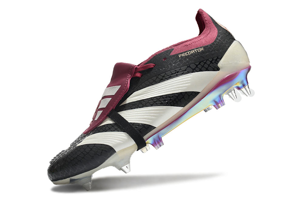 Adidas Predator Tongue SG Elite Football Boot - Black/Red 