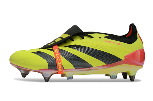 Adidas Predator Tongue SG Elite Football Boot - Yellow/Black 
