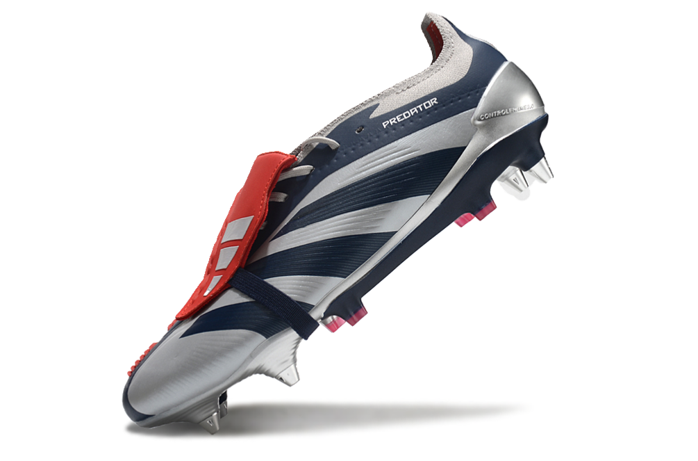Adidas Predator Tongue SG Elite Football Boot - Grey/Black 