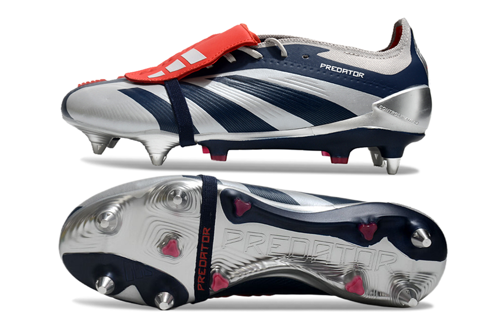 Adidas Predator Tongue SG Elite Football Boot - Grey/Black 
