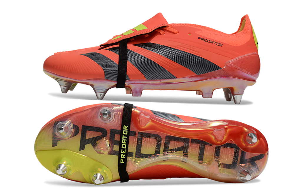 ADIDAS PREDATOR TONGUE SG ELITE FOOTBALL BOOT - ORANGE 