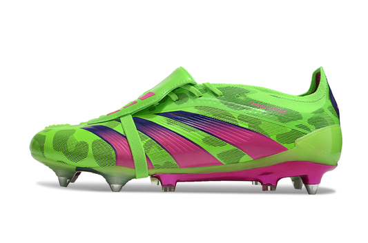 Adidas Predator Tongue SG Elite Football Boot - Green/Pink 