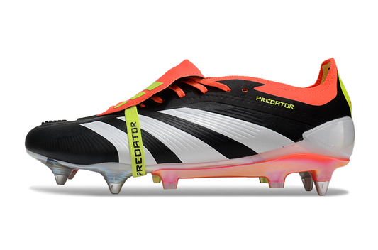 Adidas Predator Tongue SG Elite Football Boot - Black/Orange 