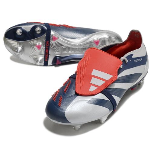 Adidas Predator Tongue SG Elite Football Boot - Grey/Black 