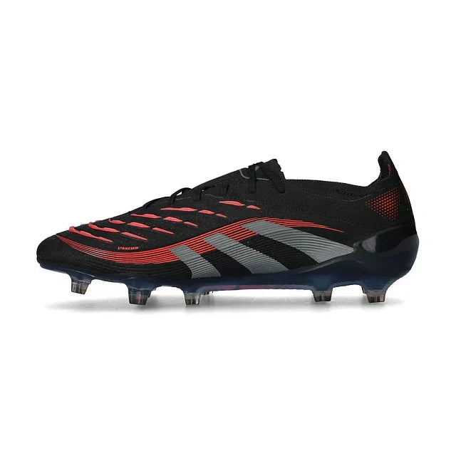 ADIDAS PREDATOR FG ELITE SOCCER BOOT - BLACK/RED - Stealth Pack 