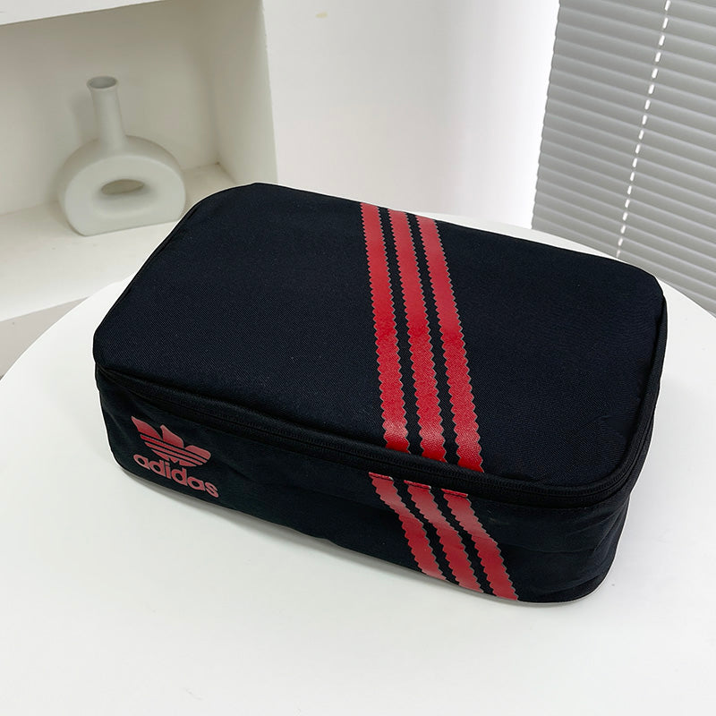ADIDAS PRETA/VERMELHA CHUTEIRA CARRIER SACK