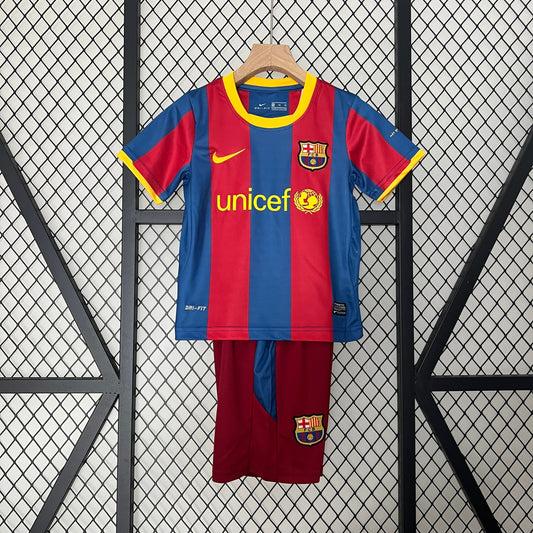 BLAUGRANA I 10/11 CONJUNTO INFANTIL (RETRO)