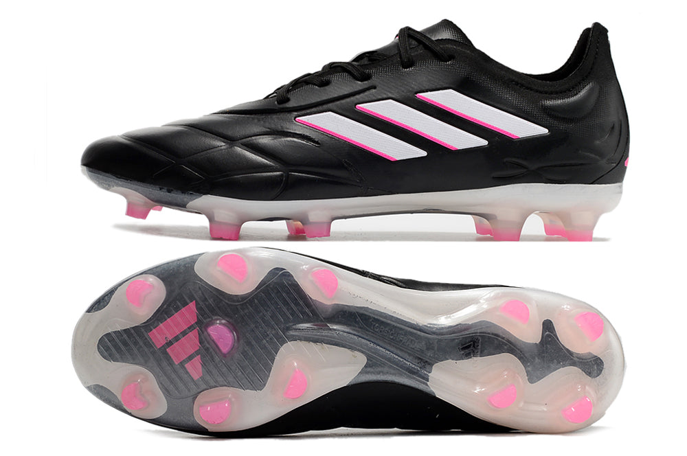 ADIDAS COPA PUREFIRM GROUND BOOTS BLACK AND WHITE ELITE FG FOOTBALL BOOT 