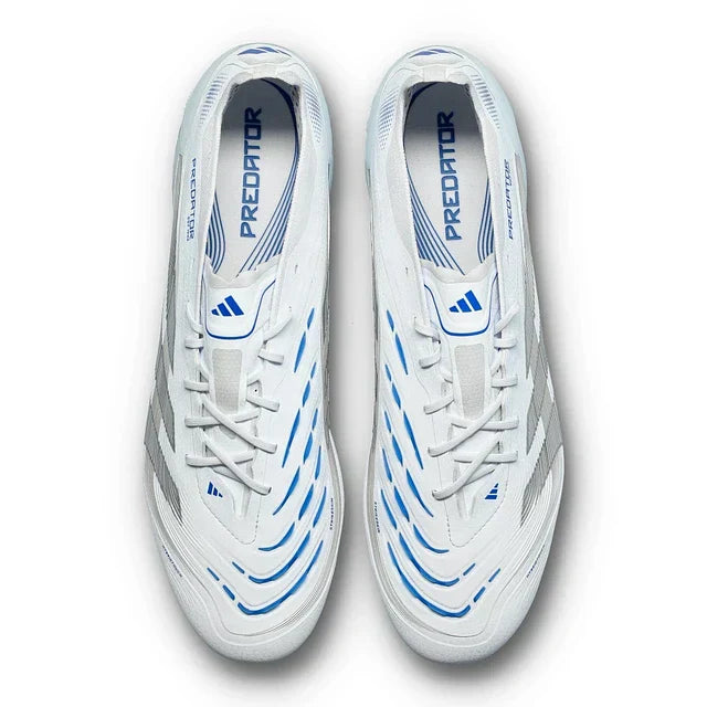 Adidas Predator Elite LL FG Football Boot - Fleece Pack - White/Blue 