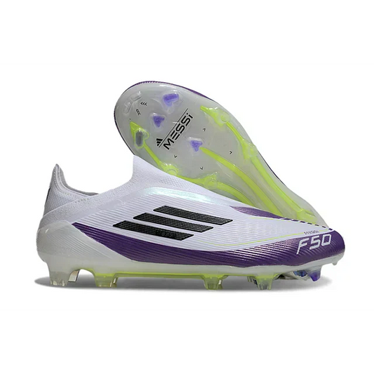 ADIDAS F50 ELITE FG SOCCER BOOT - WHITE/PURPLE
