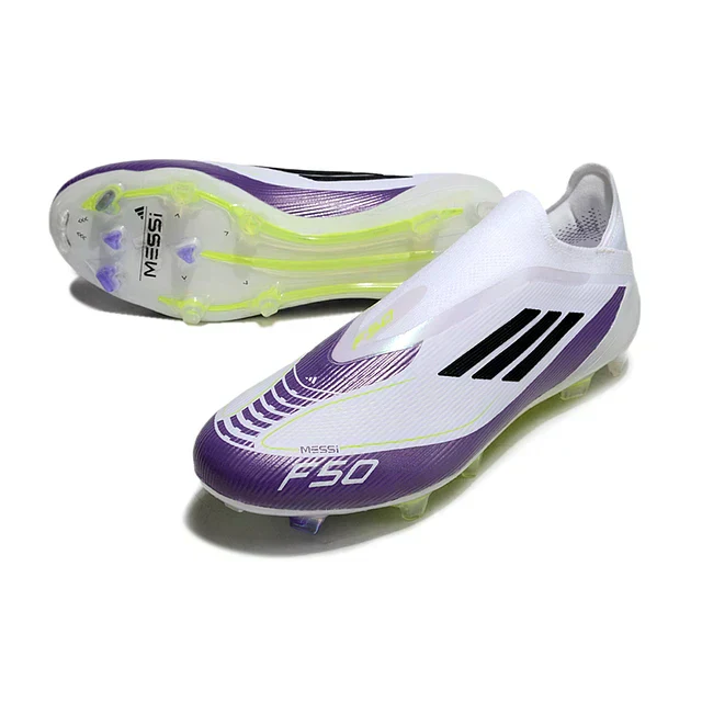 ADIDAS F50 ELITE FG SOCCER BOOT - WHITE/PURPLE