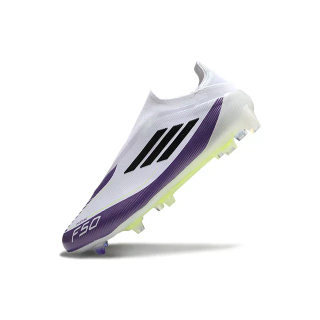 ADIDAS F50 ELITE FG SOCCER BOOT - WHITE/PURPLE