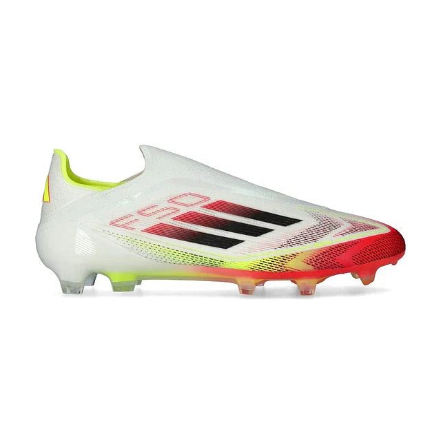 ADIDAS F50 FG ELITE SOCCER BOOT - WHITE/ORANGE 