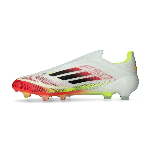 ADIDAS F50 FG ELITE SOCCER BOOT - WHITE/ORANGE 